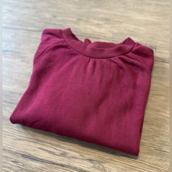 NWOT Frank and Oak burgundy sweatshirt - Picture 9 of 13